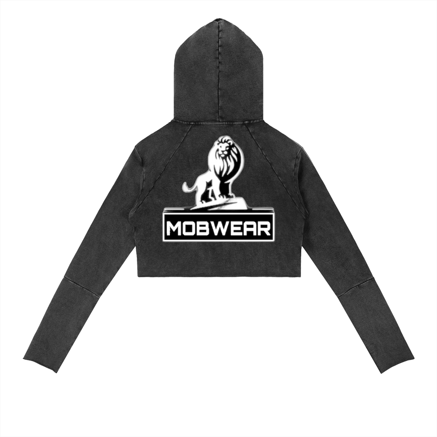 MWear Vintage Washed Raw Edge Hoodie