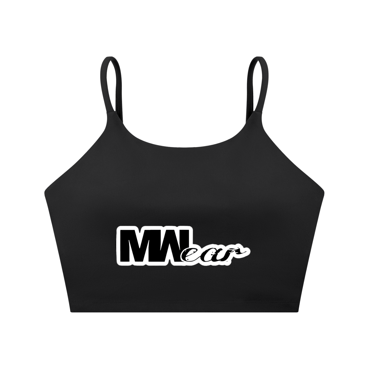 MWear Spaghetti Strap Sports Bra - MWear