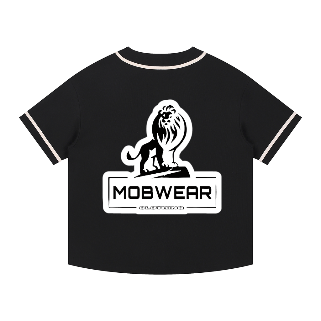 MobWear Contrast Piped Button-Up Jersey
