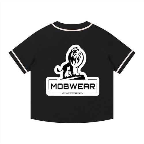 MobWear Contrast Piped Button-Up Jersey